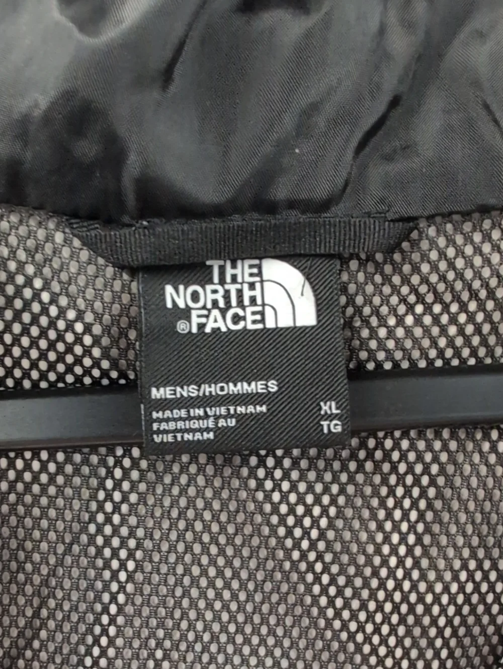 The North Face Men's Antora Black Logo Graphic Windbreaker Rain Jacket XL Used